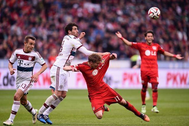 勒沃库森客场逼平拜仁终结其不败金身  